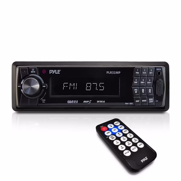 Am/Fm-Mpx In-Dash Detachable Face Radio W/Sd/Mmc/Usb Player, Pyle, Mfr#: PLR31MP